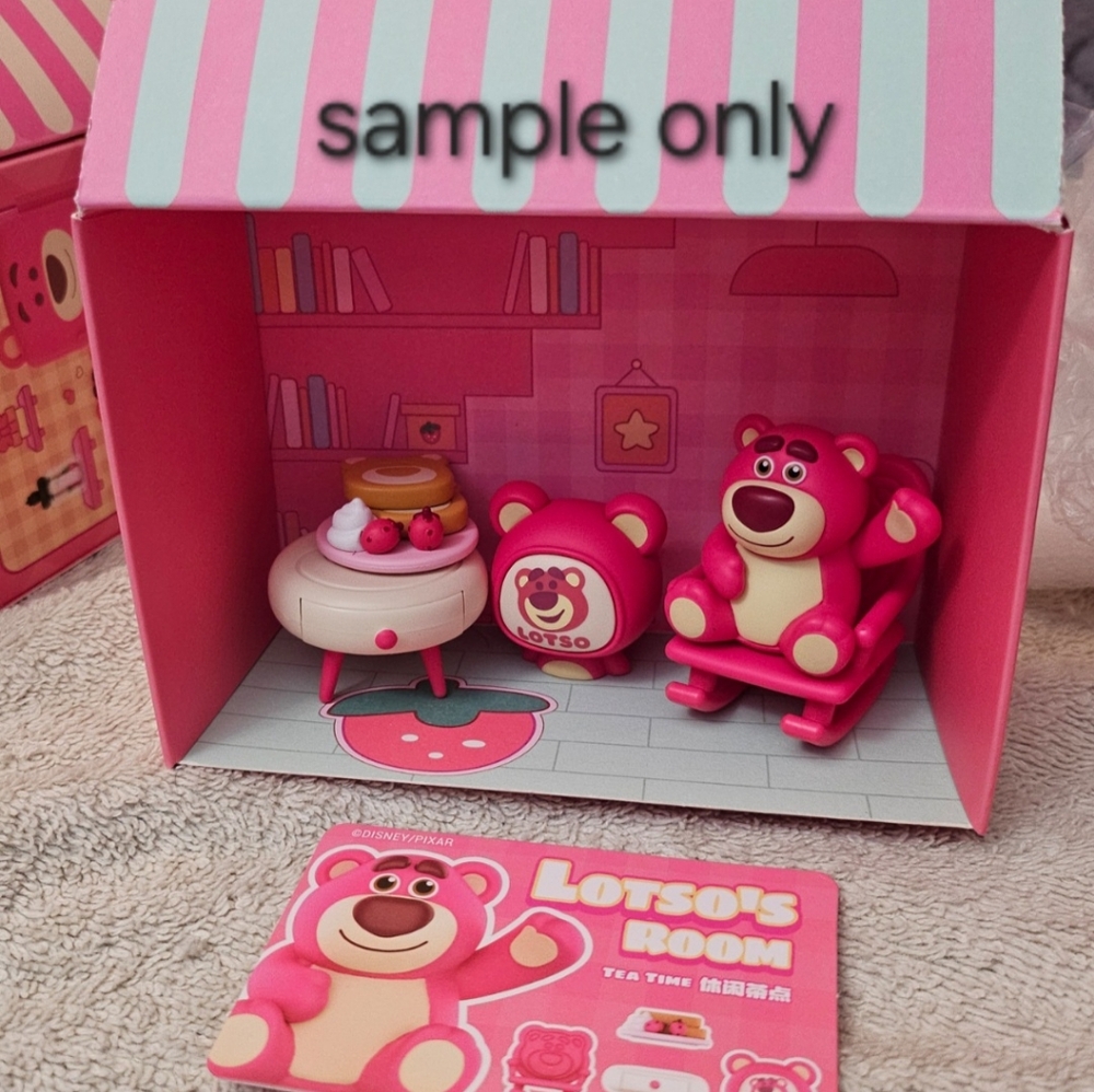Disney Toy Story Lotso's Room by 52TOYS confirmed blind box figure Tea Time